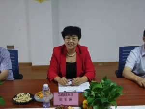 热烈欢迎龙商市政协副主席、市工商联主席郑玉琳一行莅临我会调研指导